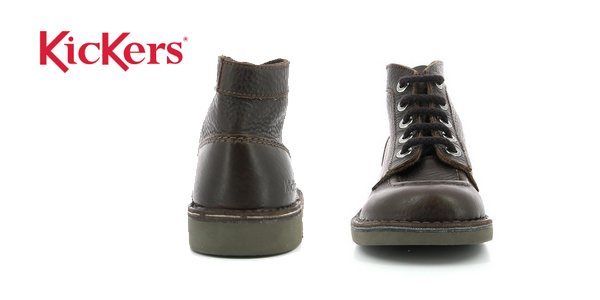 Botas unisex Kickers Kick Col en color marrón chollazo en Amazon