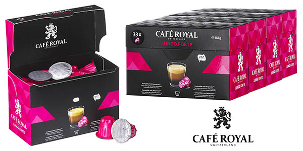 Café Royal Lungo Forte cápsulas compartibles con Nespresso oferta