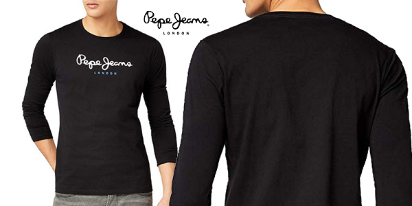 Camiseta manga larga Pepe Jeans Eggo Long para hombre chollo en Amazon