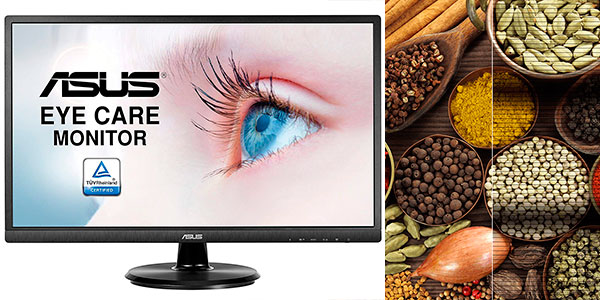 Chollo Monitor Asus VA249HE Full HD de 23,8" con 8 modos de imagen