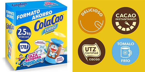 ▷ Chollo Pack ColaCao Original de 7,1 Kg por sólo 28,89€ (-17%) Sólo  4,07€/Kg