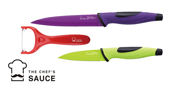 Juego de cuchillos de 5 piezas The Chef’s Sauce chollazo en Amazon
