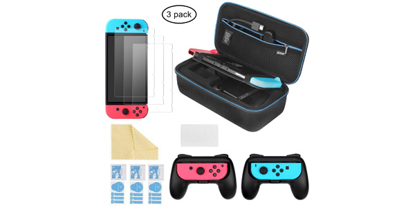  Kit de accesorios 6 en 1 Aimer para Nintendo Switch barato en Amazon