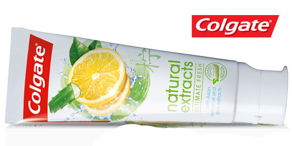Pack x4 Colgate Naturals Extracts Limón Dentífrico x75ml/ud chollo en Amazon