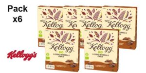 Pack 6 Paquetes Cereales integrales W.K. Kellogg's Bio Choco x 300 gr/ud barato en Amazon