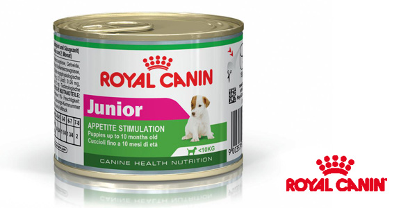Pack 12 latas ROYAL CANIN Junior x 195 gr/ud chollo en Amazon