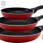 Set de 3 sartenes San Ignacio Red & Marmol rojo baratas en eBay