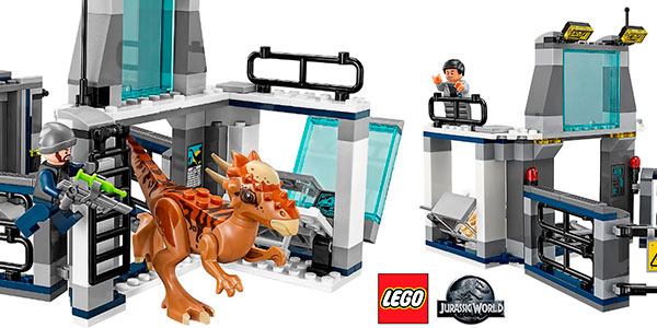 Set Fuga del Stygimoloch de LEGO Jurassic World con 3 minifiguras barato