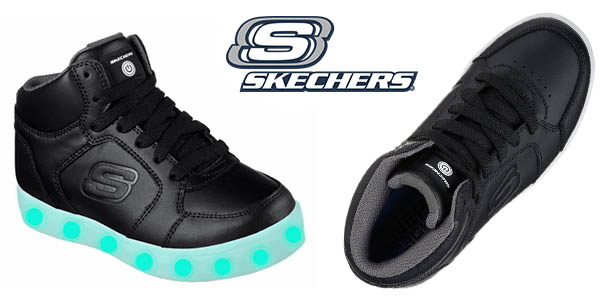 Skechers Energy Lights BLK zapatillas con luces baratas
