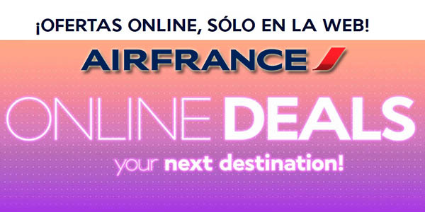 Air France ofertas online julio 2019