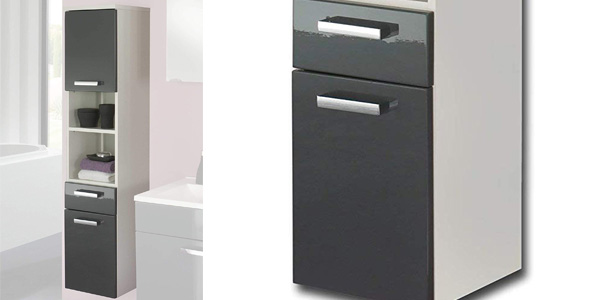 Armario alto para baño Posseik 5304 79 Malaga chollo en Amazon