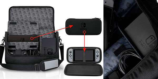 Bolsa de trasnporte Power para Nintendo Switch y accesorios barata