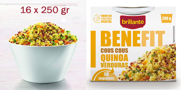 BRillante Benefit Cous Cous Quinoa Verduras al mejor precio en Amazon
