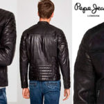 Chollo Chaqueta de cuero Pepe Jeans Keith para hombre