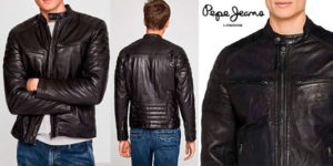 Chollo Chaqueta de cuero Pepe Jeans Keith para hombre