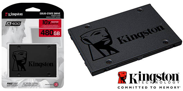 Disco SSD Kingston A400 de 480 GB