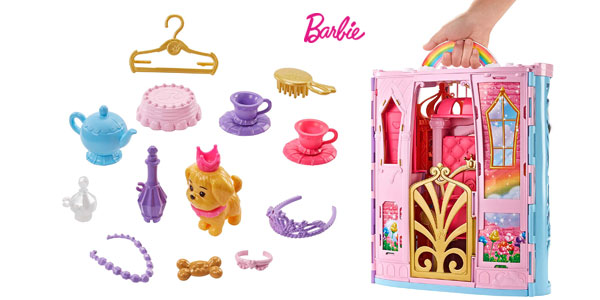 Palacio de muñecas Barbie Dreamtopia con accesorios (Mattel FTV98) chollo en Amaozn