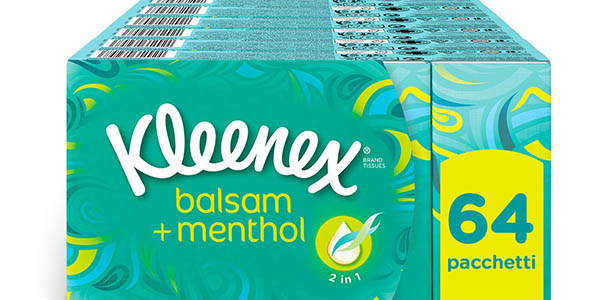 pañuelos de papel Kleenex Balsam Menthol oferta