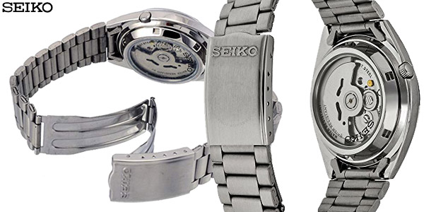 Reloj automático Seiko SNXS75K con correa de acero inoxidable para hombre chollazo en Amazon