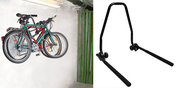 ▷ Chollazo Soporte de pared para 3 bicicletas EUFAB 16404 por sólo 18,63€  ¡Top ventas!