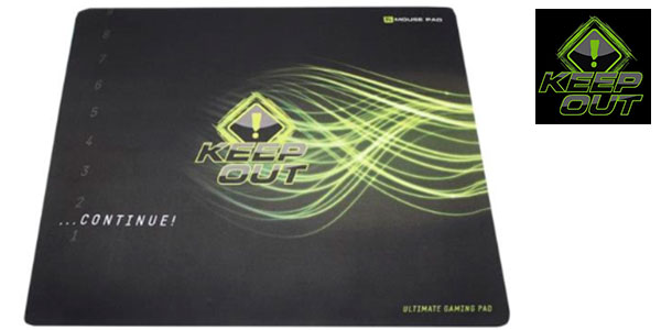 Alfombrilla Keep Out Gaming R4 para ratón láser y óptico de 45 x 37 cm barata