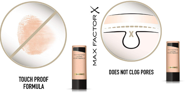 Base maquillaje Max Factor Lasting Performance Make Up tono 102 pastelle chollazo en Amazon