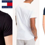 Camiseta Tommy Hilfiger con cuello de pico para hombre barata