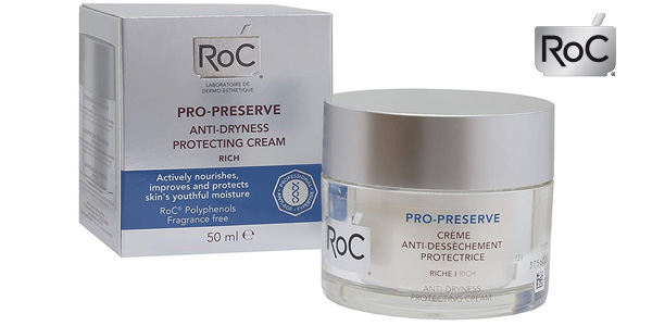 Crema nutritiva ROC Pro Preserve textura rica de 50 ml barata en Amazon
