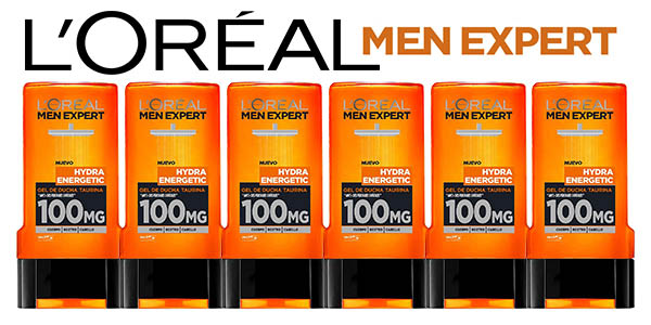 L'Oréal Men Expert Hydra Energetic gel de ducha taurina pack ahorro