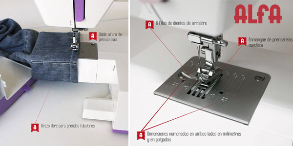 ▷ Chollo Máquina de coser Alfa Style 40 por sólo 149,99€ con envío gratis  (30% de descuento)