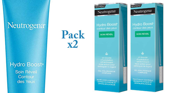 Pack x2 Crema Contorno de ojos Neutrogena Hydro Boost Contour de 15 ml/ud barato en Amazon