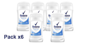 Pack x6 Desodorantes Rexona Cotton dry para mujer barato en Amazon