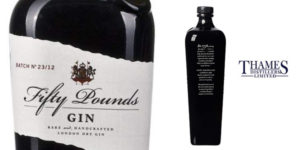 Botella de Ginebra Fifty Pounds London Dry Gin de 70 cl barata en Amazon