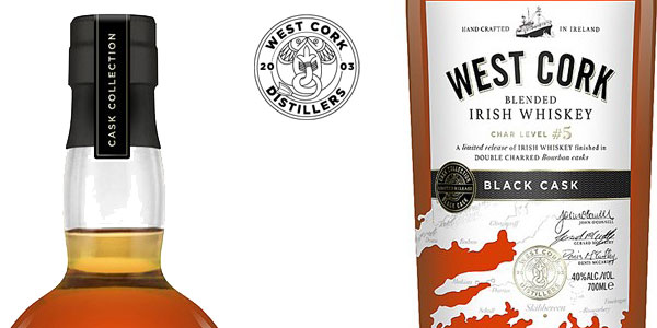 Botella West Cork Char No.5 Blended Black Cask Finish Whiskey de 70 cl chollo en Amazon