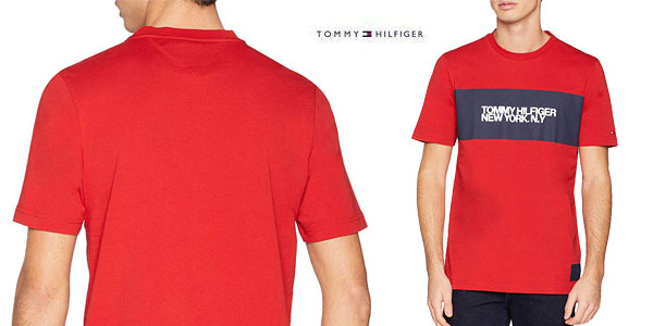 Camiseta Tommy Hilfiger Big Scale Relaxed Fit tee de manga corta barata para hombre