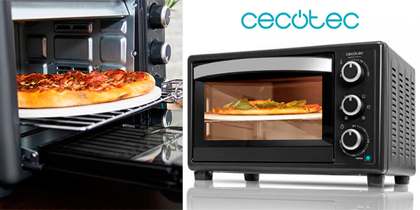 ▷ Chollazo Horno de convección Cecotec Bake'n Toast 570 4Pizza de 1.500 W  por sólo 54,39€ con envío gratis