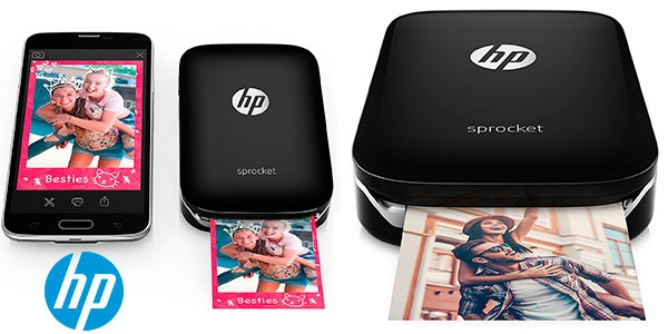 Chollo Impresora instantánea HP Sprocket portátil con Bluetooth