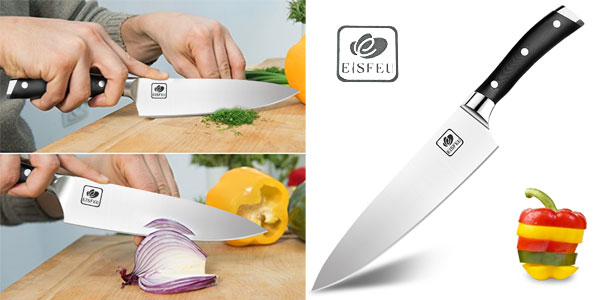 Cuchillo de Chef Eisfeu barato en Amazon