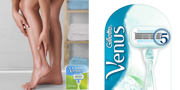 Gillette Venus Embrace Sensitive + 5 recambios al mejor precio en Amazon