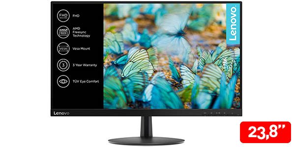 Monitor Lenovo L24e de 23,8'' Full HD