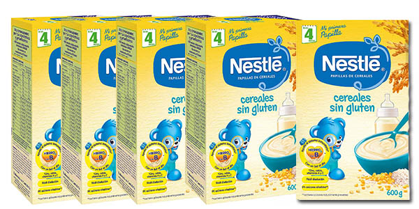 Nestlé papillas de cereales sin gluten pack ahorro