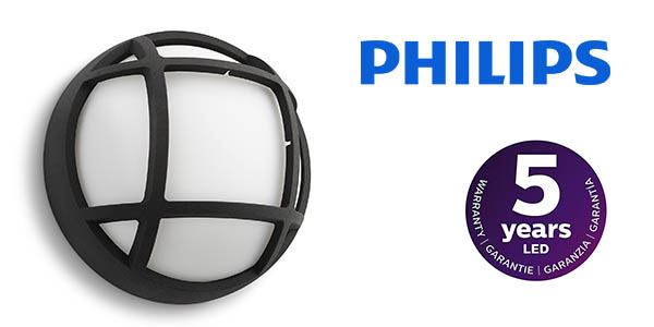 Philips myGarden aplique exterior negro oferta