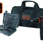 Pack BLACK+DECKER BEH710SA32-QS con Taladro percutor de 710 W + Set 32 accesorios para atornillar + Bolsa de transporte barato en Amazon