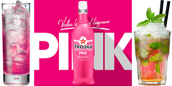 Chollo Vodka Trojka Pink de 700 ml 