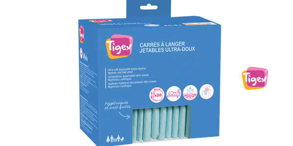 Pack x20 Cambiadores desechables para bebé Tigex barato en Amazon