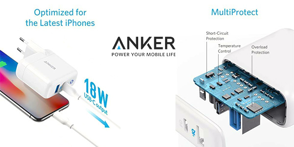 Cargador de pared Anker USB C con Power Port PD de 30 W y carga ultra rápida chollo en Amazon