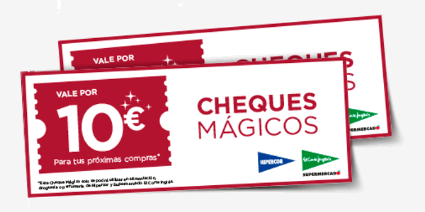 Cheques Mágicos En El Supermercado De El Corte Inglés