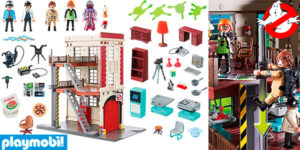 Cuartel Parque de Bomberos Ghostbusters de Playmobil con 5 figuras rebajado