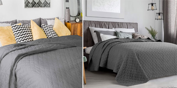Colcha Acolchada Bedsure para cama doble barata en Amazon