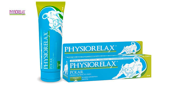 Crema de efecto frío Physiorelax Polar para músculos y ligamentos de 75 ml barata en Amazon